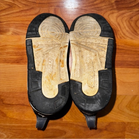 Little Kid’s Air Jordan Flight Shoes 2014 Black/White Size 12C 654976 005 RARE! - Picture 10 of 11